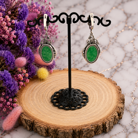 Серебряные серьги Марта 